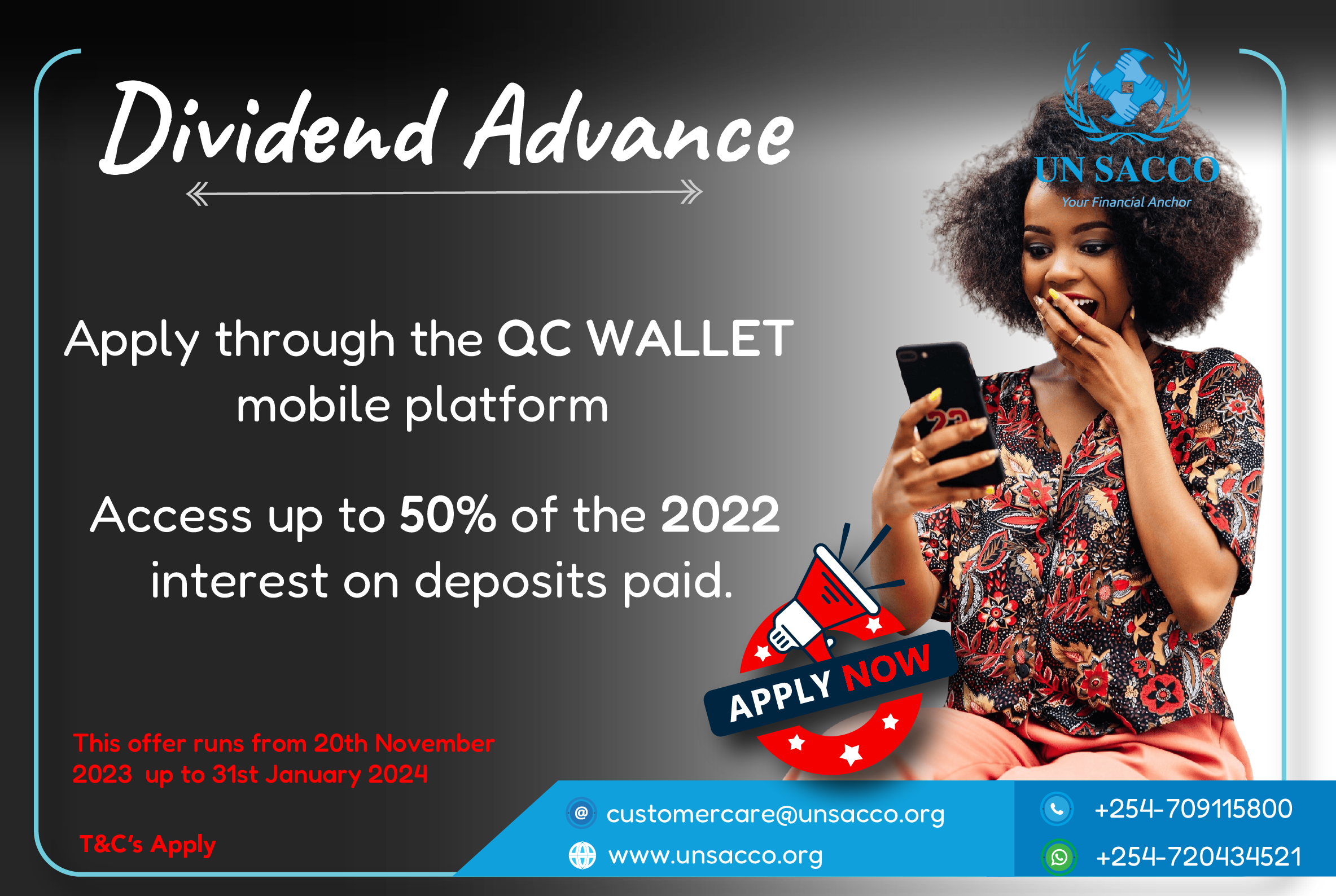INTEREST ON DEPOSITS ADVANCE 2023 IS NOW OPEN!